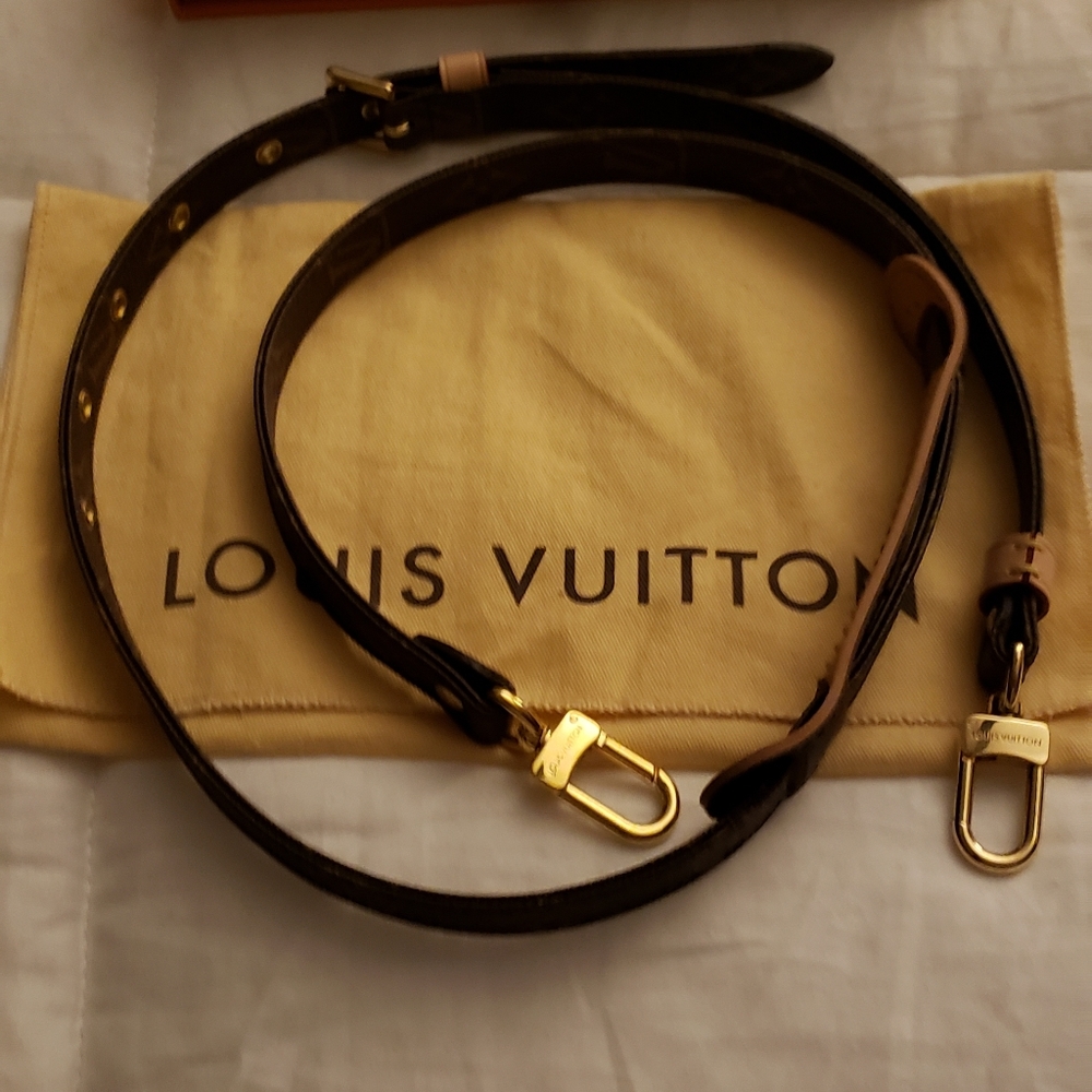 Authentic Louis Vuitton Adjustable Monogram Strap